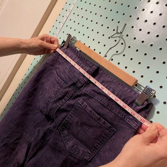 Forever 21 Women's Size 26 Purple Distressed Jeans Button Front Denim Pants - Picture 4 of 4